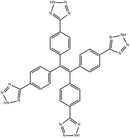 tetrakis(4-tetrazolylphenyl)ethylene Struktur