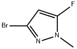 1H-Pyrazole, 3-bromo-5-fluoro-1-methyl- Struktur