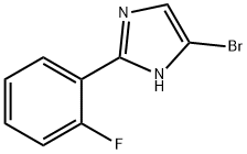 1H-Imidazole, 5-bromo-2-(2-fluorophenyl)- Struktur