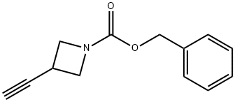 1-Azetidinecarboxylic acid, 3-ethynyl-, phenylmethyl ester Struktur