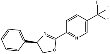 (R)-4-Phenyl-2-(5-(trifluoromethyl)pyridin-2-yl)-4,5-dihydrooxazole Struktur