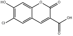 CHCC Acid  [6-Chloro-7-hydroxycouMarin-3-carboxylic acid] Struktur