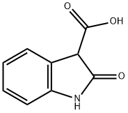 1H-Indole-3-carboxylic acid, 2,3-dihydro-2-oxo- Struktur