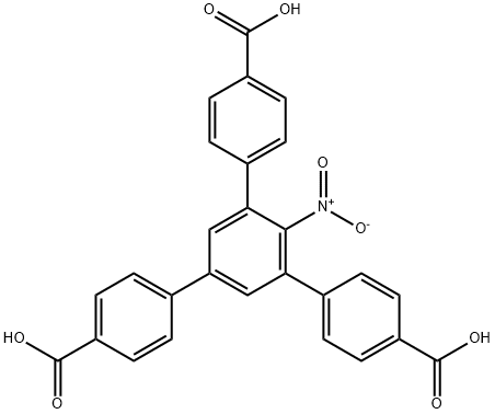 [1,1':3',1''-Terphenyl]-4,4''-dicarboxylic acid, 5'-(4-carboxyphenyl)-2'-nitro- Struktur