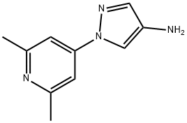 1-(2,6-dimethylpyridin-4-yl)-1H-pyrazol-4-amine Struktur