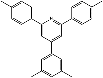 4-(3,5-dimethylphenyl)-2,6-di-p-tolylpyridine Struktur