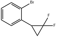 Benzene, 1-bromo-2-(2,2-difluorocyclopropyl)- Struktur