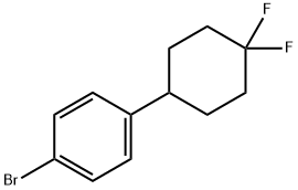 Benzene, 1-bromo-4-(4,4-difluorocyclohexyl)- Struktur