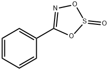 1,3,2,4-Dioxathiazole, 5-phenyl-, 2-oxide Struktur