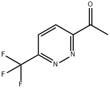 Ethanone, 1-[6-(trifluoromethyl)-3-pyridazinyl]- Struktur