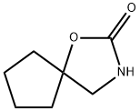 1-oxa-3-azaspiro[4.4]nonan-2-one Struktur