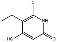 6-chloro-5-ethyl-4-hydroxypyridin-2(1H)-one Struktur