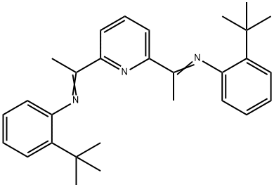 Benzenamine, N,N'-(2,6-pyridinediyldiethylidyne)bis[2-(1,1-dimethylethyl)- Struktur