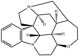 21α,22-Dihydrostrychnidine Struktur