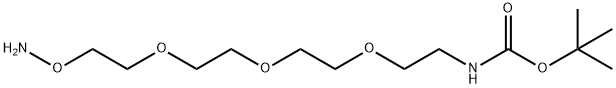 Aminooxy-PEG3-NH-Boc Struktur