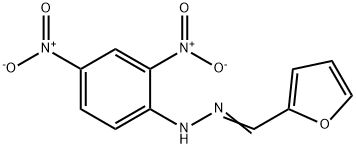 2-Furancarboxaldehyde, 2-(2,4-dinitrophenyl)hydrazone Struktur