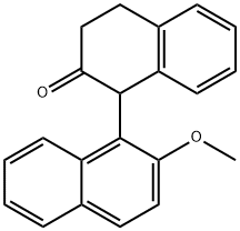 [1,1'-Binaphthalen]-2(1H)-one, 3,4-dihydro-2'-methoxy- Struktur