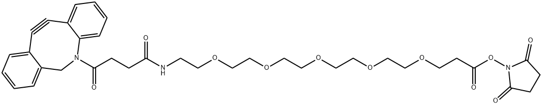 DBCO-PEG5-NHS ester Struktur