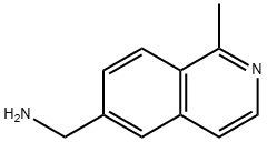 6-Isoquinolinemethanamine,1-methyl-(9CI) Struktur