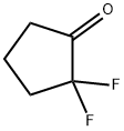 Cyclopentanone, 2,2-difluoro- Struktur