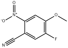 Benzonitrile, 5-fluoro-4-methoxy-2-nitro- Struktur