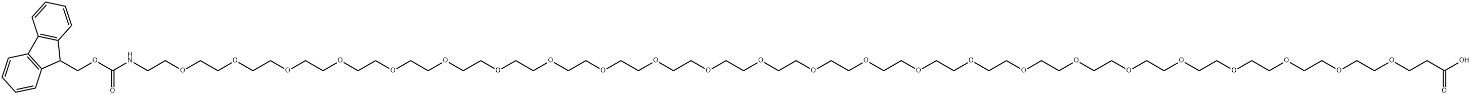 N-芴甲氧羰基-二十四聚乙二醇-羧酸, 2170484-59-8, 結(jié)構(gòu)式