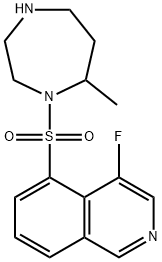 Isoquinoline, 4-fluoro-5-[(hexahydro-7-methyl-1H-1,4-diazepin-1-yl)sulfonyl]- Struktur