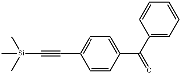 Methanone, phenyl[4-[(trimethylsilyl)ethynyl]phenyl]- Struktur