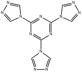 2,4,6-tri(4H-1,2,4-triazol-4-yl)-1,3,5-triazine Struktur