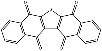 Dinaphtho[2,3-b:2',3'-d]thiophene-5,7,12,13-tetrone Struktur