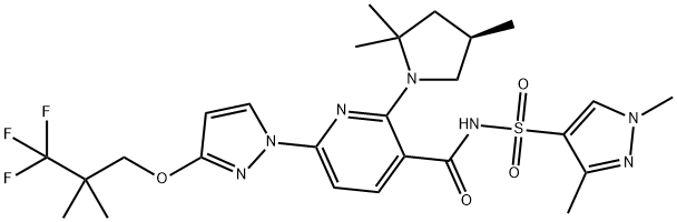 VX-445 R enantiomer Struktur