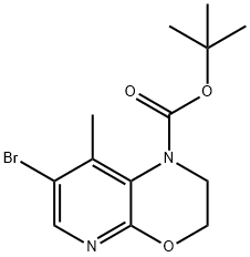 tert-butyl 7-bromo-8-methyl-2,3-dihydropyrido[2,3-b][1,4]oxazine-1-carboxylate