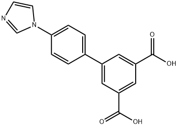 4'-(1H-Imidazol-1-yl)[1,1'-biphenyl]-3,5-dicarboxylic acid Struktur