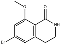 1(2H)-Isoquinolinone, 6-bromo-3,4-dihydro-8-methoxy- Structure