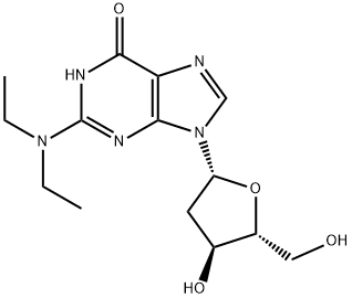 2'-Deoxy-N2,N2-diethyl guanosine Struktur