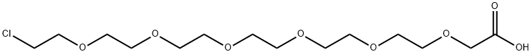 Cl-PEG6-CH2COOH Struktur