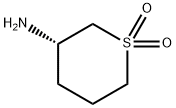 (S)-1,1-Dioxo-hexahydro-1l6-thiopyran-3-ylamine Struktur