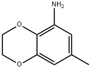 1,4-Benzodioxin-5-amine, 2,3-dihydro-7-methyl- Struktur