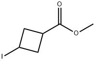 Cyclobutanecarboxylic acid, 3-iodo-, methyl ester Struktur