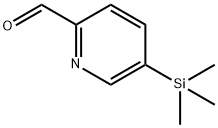 2-Pyridinecarboxaldehyde, 5-(trimethylsilyl)- Struktur