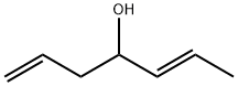 1,5-Heptadien-4-ol, (5E)- Struktur