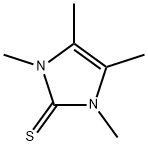 1,3,4,5-Tetramethyl-2,3-dihydro-1H-imidazol-2-thione Struktur