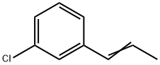 Benzene, 1-chloro-3-(1-propen-1-yl)- Struktur