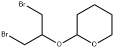 2H-Pyran, 2-[2-bromo-1-(bromomethyl)ethoxy]tetrahydro- Struktur