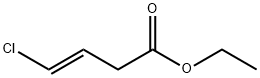 3-Butenoic acid, 4-chloro-, ethyl ester, (3E)- Struktur