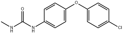 Urea, N-[4-(4-chlorophenoxy)phenyl]-N'-methyl- Struktur