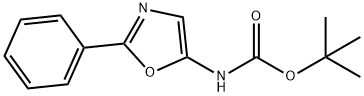 tert-butyl N-(2-phenyl-1,3-oxazol-5-yl)carbamate Struktur