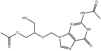 Acetamide, N-[9-[[2-(acetyloxy)-1-(hydroxymethyl)ethoxy]methyl]-6,9-dihydro-6-oxo-1H-purin-2-yl]-