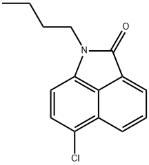 Benz[cd]indol-2(1H)-one, 1-butyl-6-chloro- Struktur