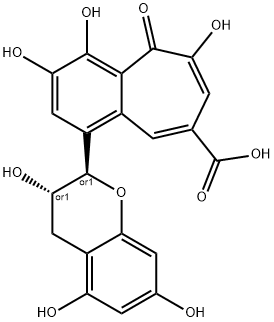 Theaflavic acid Struktur